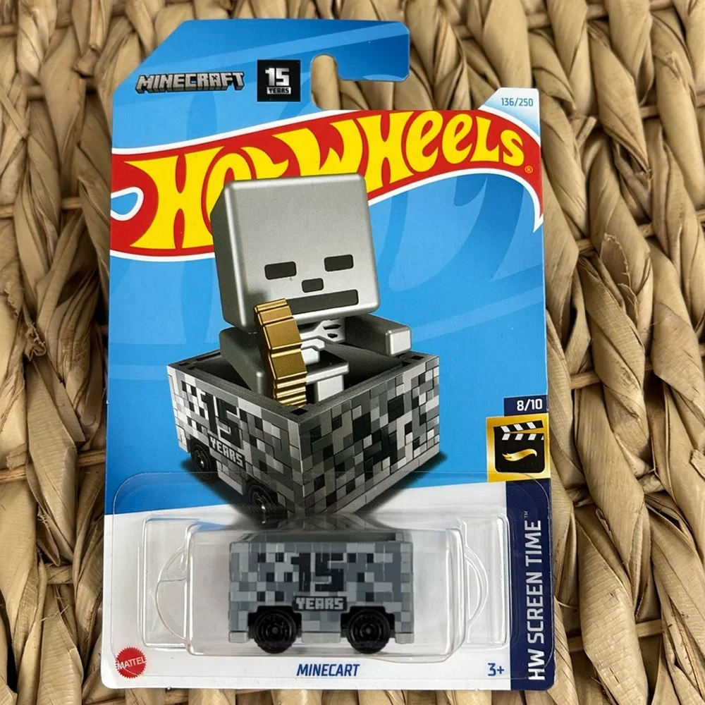 Hot Wheels Minecraft Minecart Hotwheels 15 Year Anniversary Video Game Car New